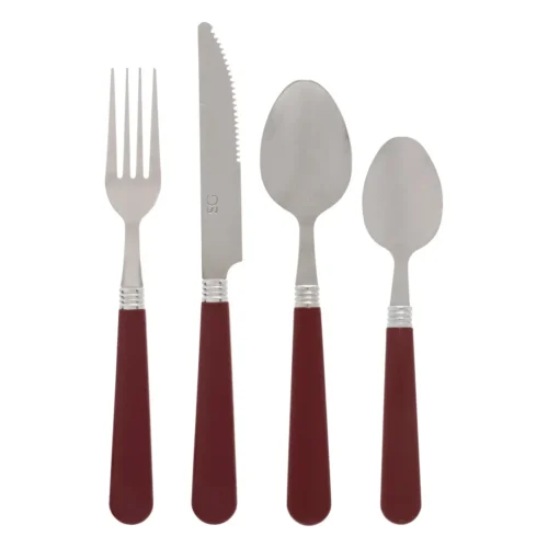 SG COLORAMA MENAGERE 24PCS BORDEAU 203407D