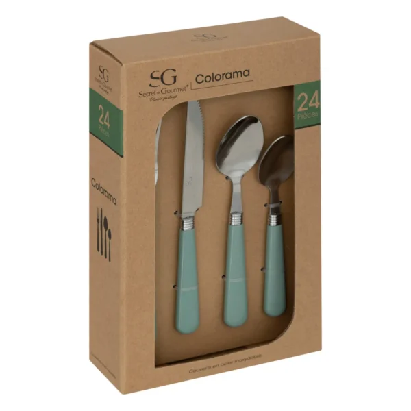 SG COLORAMA MENAGERE 24PCS VERT 203407F – Image 2