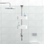 PRIMANOVA ETAGERE POUR DOUCHE 2 NIVEAUX BLANCHE N47-01