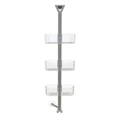 PRIMANOVA ETAGERE POUR DOUCHE 3 NIVEAUX TRANSPARENTE N47-3-16