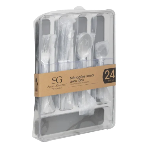 SG MENAGERE LOMA 24PCS AVEC RACK