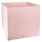 ATMOSPHERA PANIER PLIABLE 29X29X30CM ROSE 158548B