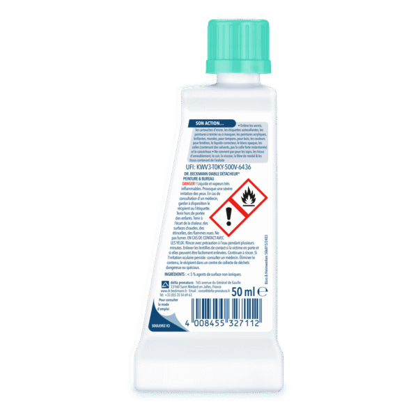 DR BECKMANN DIABLE DETACHEUR 50ML PEINTURE & BUREAU – Image 2