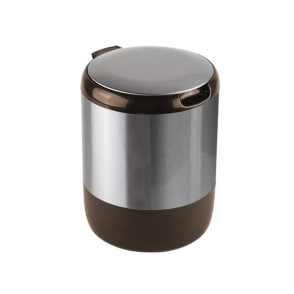 PRIMANOVA POUBELLE EN INOX 3L MARRON E29-10
