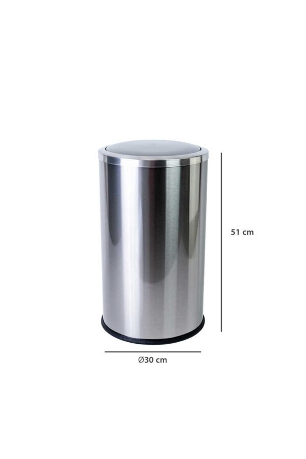 PRIMANOVA POUBELLE EN INOX 20L ARGENT E45-30 – Image 3