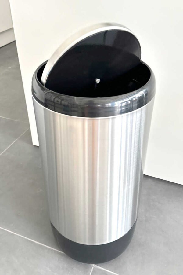 PRIMANOVA LIMA POUBELLE EN INOX 30L NOIRE E13-06