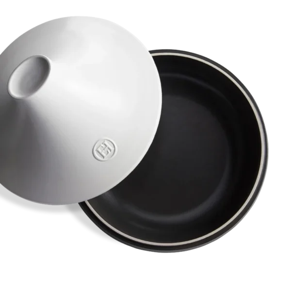 EMILE HENRY TADJINE EN CERAMIQUE 31CM GM NOIR ET BLANC – Image 2