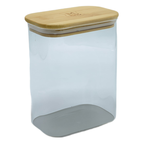MBB BOCAL RECTANGULAIRE COUVERCLE BAMBOU 8X12.5X16CM 85-2