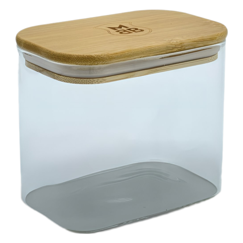 MBB BOCAL RECTANGULAIRE COUVERCLE BAMBOU 8X12.5X10.5CM 85-1