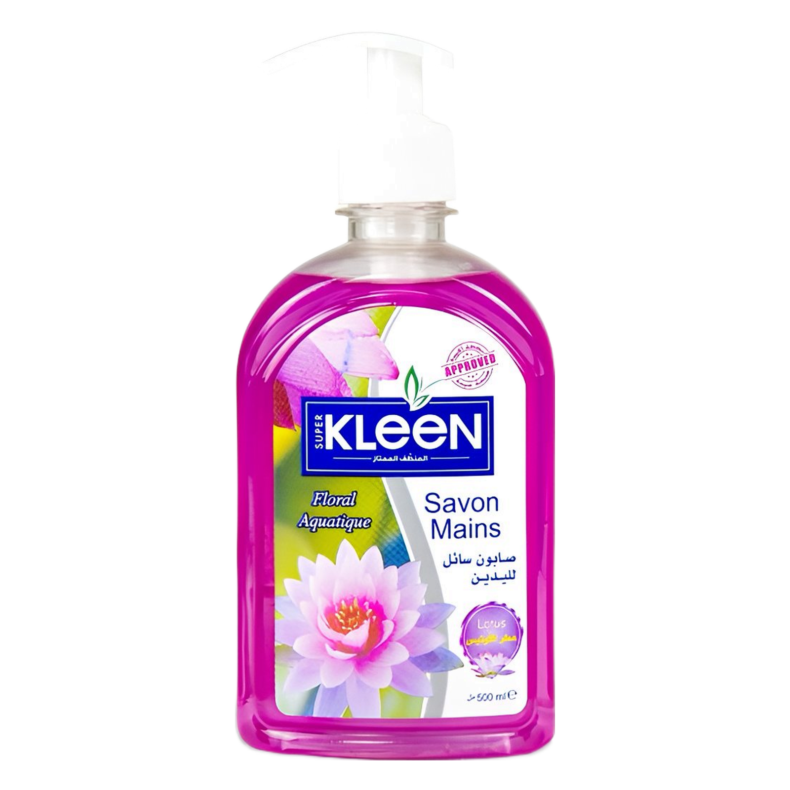 SUPER KLEEN SAVON LIQUIDE 400ML FLORAL LOTUS