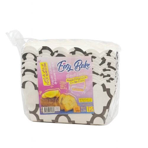 EASY BAKE BARQUETTE DE CUISSON 8X4X4CM X12