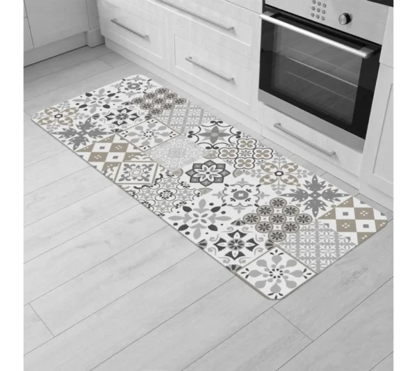 DOUCEUR DINTERIEUR SALOU NATUREL TAPIS DE CUISINE 45X120CM 1740706 – Image 2