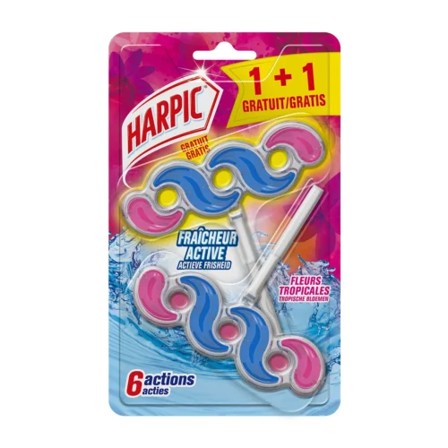 HARPIC BLOC WC 2X35GR FLEURS TROPICALES