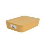 HOMEA BOITE DE RANGEMENT MOTARDE 35X25X8CM 839JA