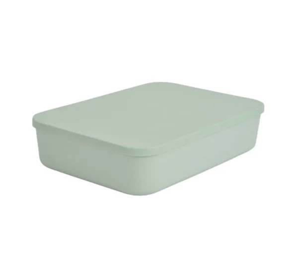 HOMEA BOITE DE RANGEMENT VERT CLAIR 35X25X8CM 839VC – Image 2