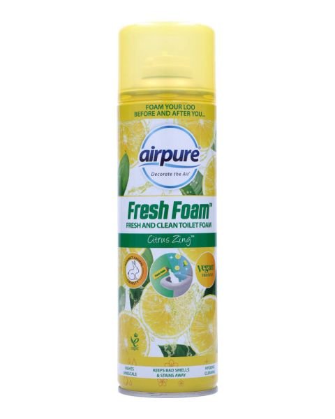 AIRPURE MOUSSE DESODORISANTE POUR WC 500ML CITRUS