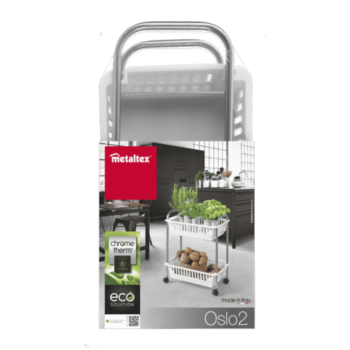 METALTEX OSLO2 CHARIOT A 2 NIVEAUX 342402