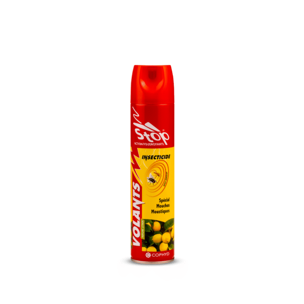 STOP INSECTICIDE 300ML MOUCHES ET MOUSTIQUES CITRON