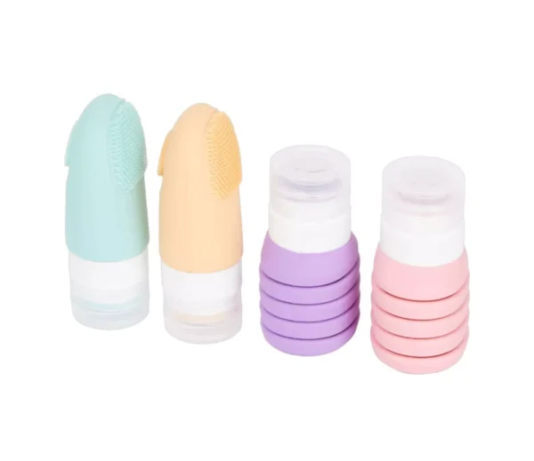 SET DE 4 TUBES DE VOYAGE EN SILICONE – Image 2