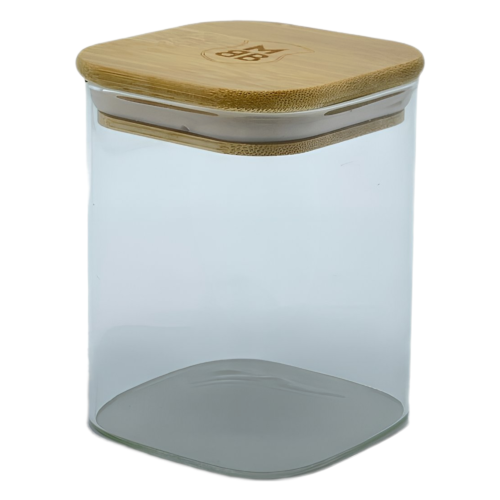 MBB BOCAL CARRE COUVERCLE BAMBOU 8X8X10.5CM 85-9