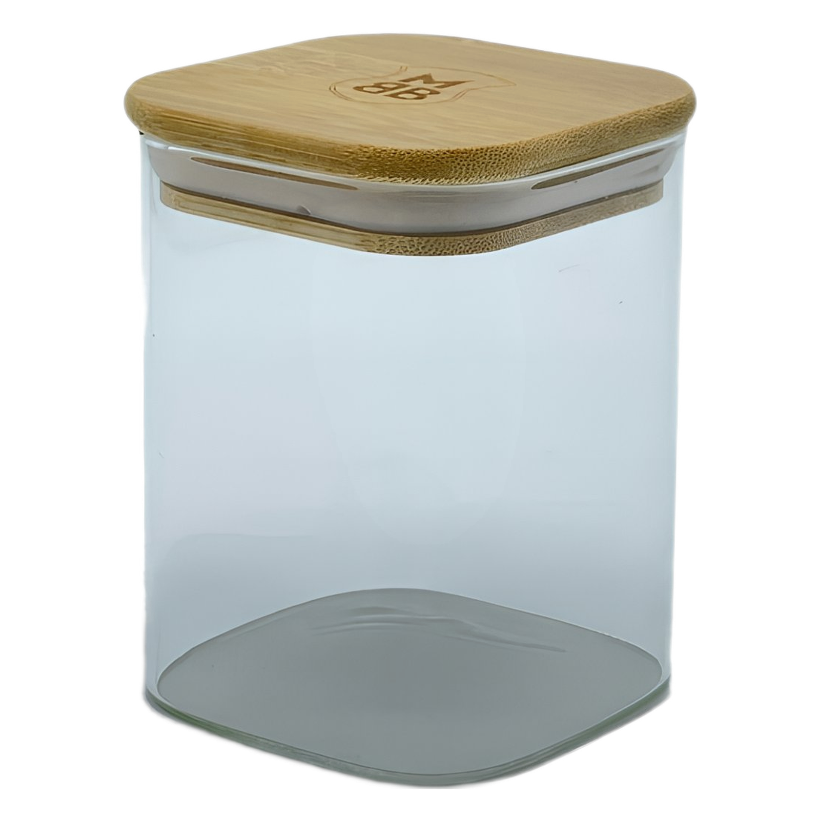 MBB BOCAL CARRE COUVERCLE BAMBOU 8X8X10.5CM 85-9