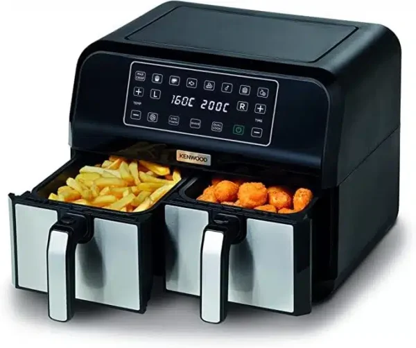 KENWOOD AIRFRYER DOUBLE BACS 8L HFM75 – Image 2