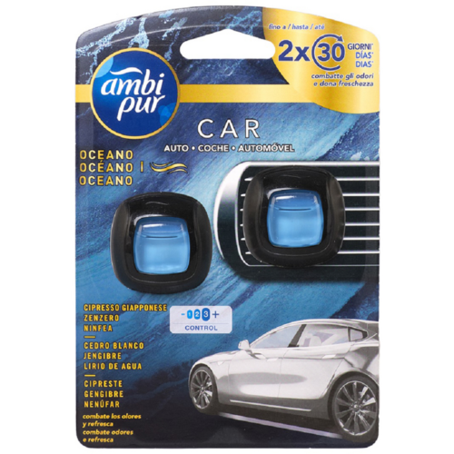 AMBI PUR DESODORISANT AUTO 2X2ML OCEAN