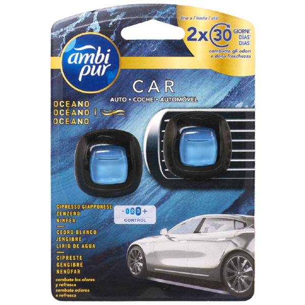 AMBI PUR DESODORISANT AUTO 2X2ML OCEAN