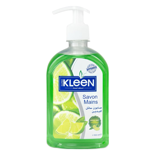 SUPER KLEEN SAVON LIQUIDE 400ML CITRON VERT