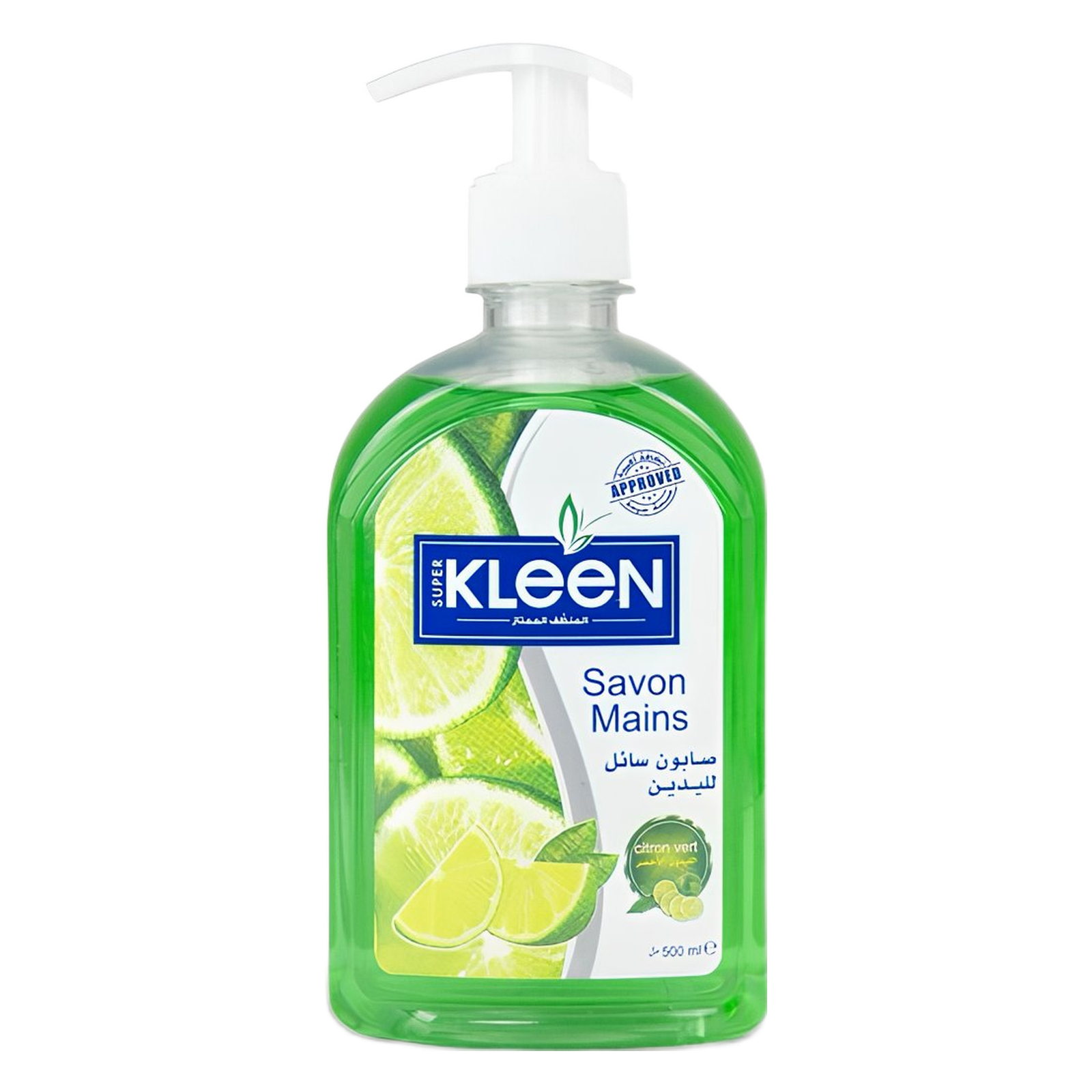 SUPER KLEEN SAVON LIQUIDE 400ML CITRON VERT