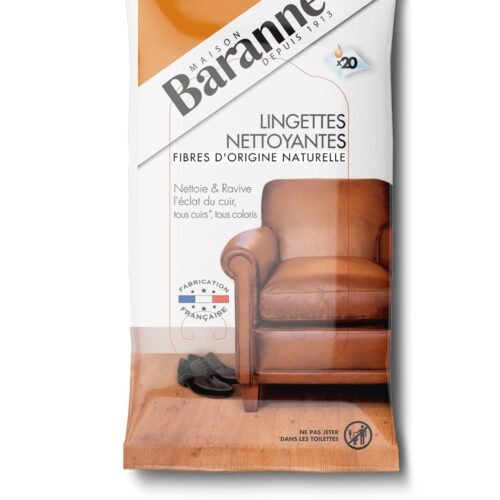 BARANNE LINGETTE NETTOYANTE DU CUIR X20