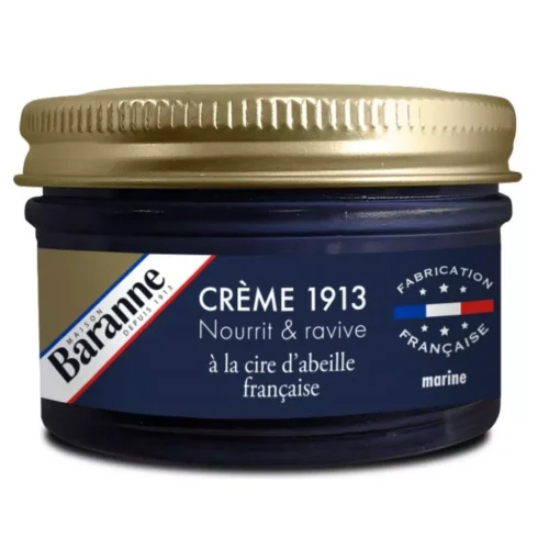 BARANNE CIRAGE CREME A LA CIRE D »ABEILLE 50ML BLEU MARINE