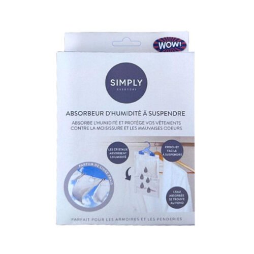 SIMPLY ABSORBEUR D’HUMIDITE SUSPENDU 160GR