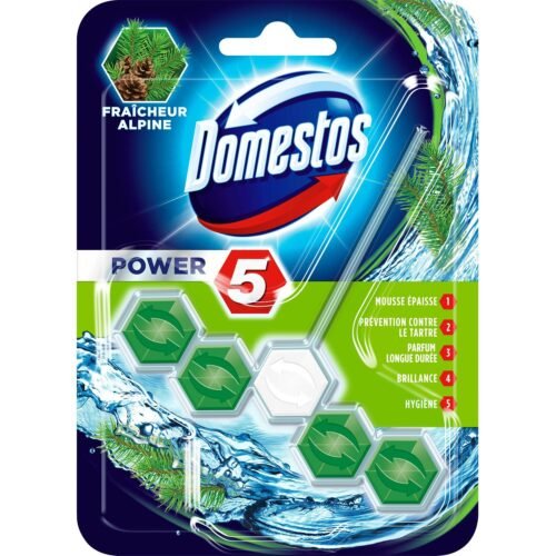 DOMESTOS BLOC DESODORISANT TOILETTE 55GR ALPINE