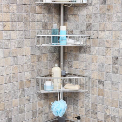 PRIMANOVA PALOMA ETAGERE EN ALUMINIUM 4 NIVEAUX GRIS N29-30