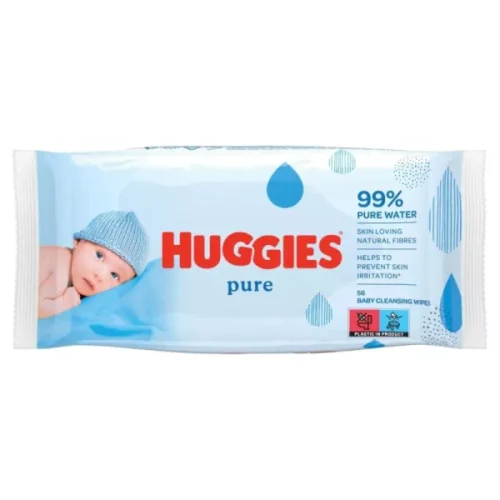 HUGGIES LINGETTES BEBE X56 PURE