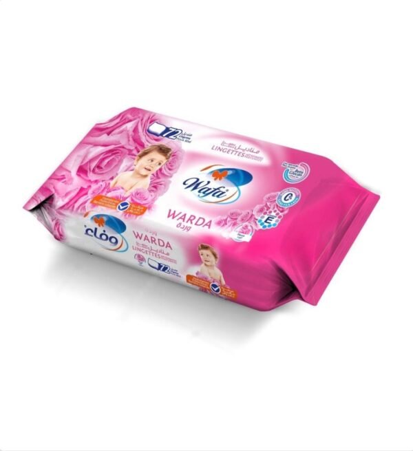 WAFA WARDA LINGETTES 72PCS ROSE