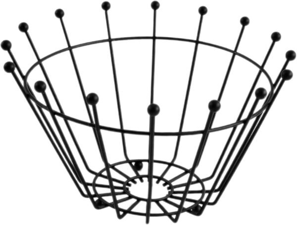 TABARI CORBEILLE NOIR EN METAL SY-3564 – Image 2