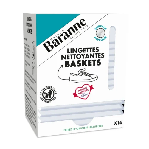 BARANNE LINGETTES NETTOYANTES BASKETS *16