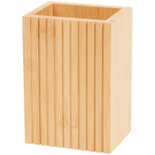 POT POUR BROSSES A DENTS EN BAMBOU 174534ACT