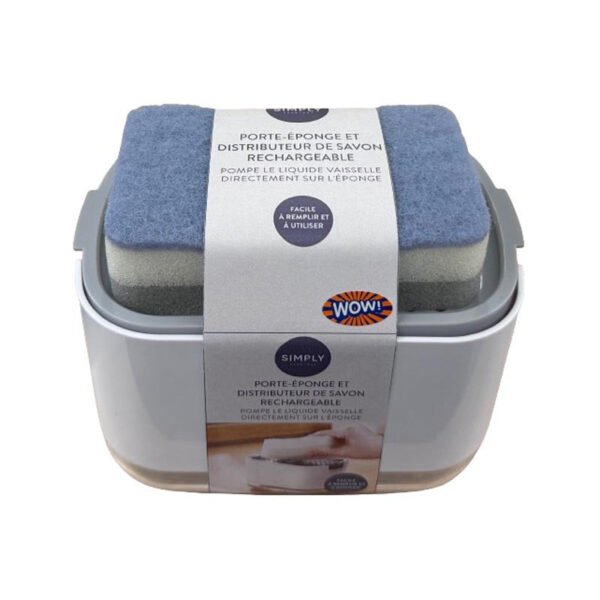SIMPLY DISTRIBUTEUR LIQUIDE VAISSELLE + EPONGE 504305