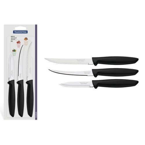 TRAMONTINA SET DE 3 COUTEAUX DE CUISINE