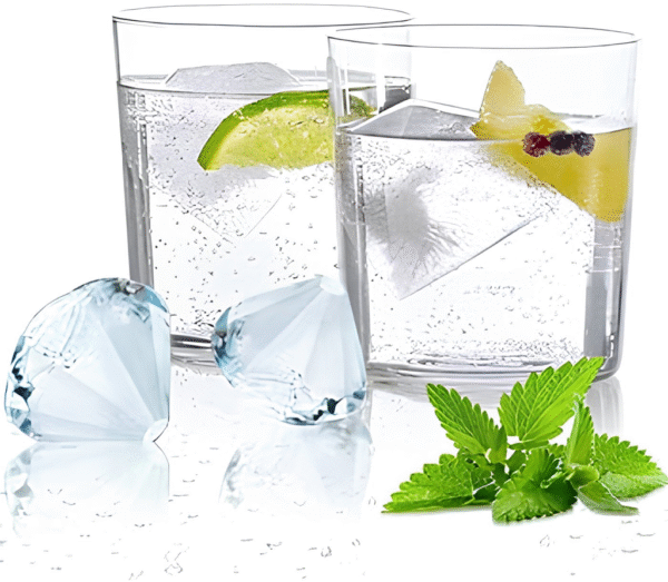 SIMPLY MOULE A GLACONS EN SILICONE DIAMANT X4 – Image 3