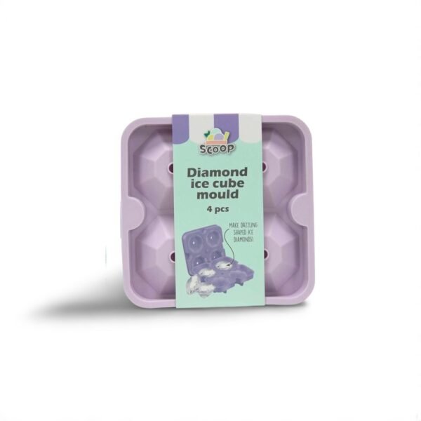 SIMPLY MOULE A GLACONS EN SILICONE DIAMANT X4