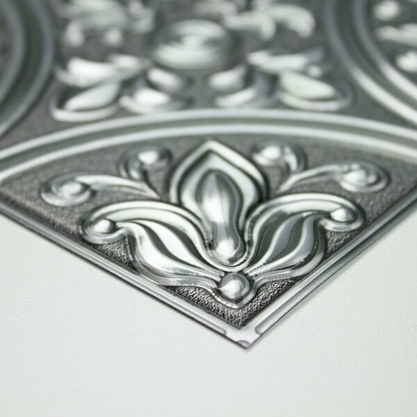 ATMOSPHERA ADHESIF DECORATIF 30X30CM X6 ARGENT 150546B – Image 4