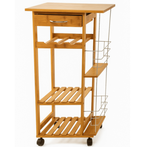 SILICE CHARIOT EN BAMBOU 49X38X80CM 8044138