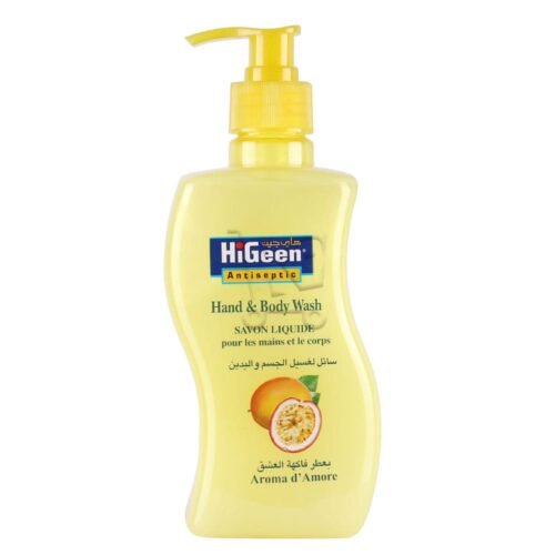 HIGEEN SAVON LIQUIDE ANTIBACTERIEN 500ML AROMA DAMORE