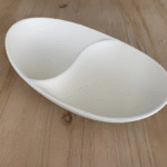 GM ASSIETTE DOUBLE COMPARTIMENTS 20X12CM 2025-100