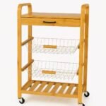 SILICE CHARIOT EN BAMBOU 48X35X99CM 8044137