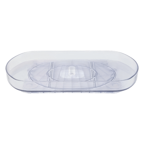 SMART SPIN ORGANISATEUR ROTATIF ACRYLIQUE OVALE 39X29X3.5CM 3208313